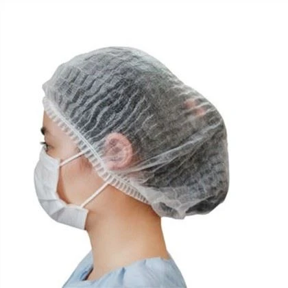 Bouffant vāciņš no neaustiem materiāliem